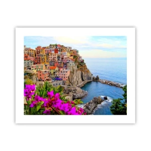 Plakat - Śmiejące się miasto - 50x40 cm