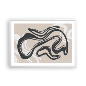 Plakat w białej ramie - Ekspresja zwielokrotniona - 70x50 cm