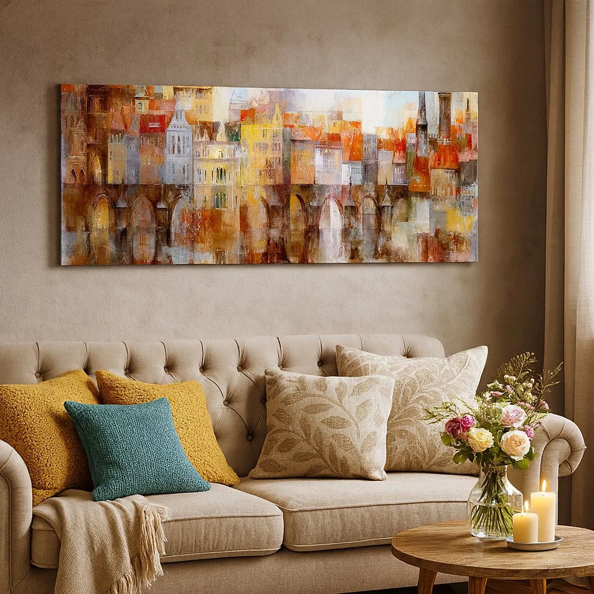 Obraz na płótnie - Pod mostem też pięknie - 100x40 cm