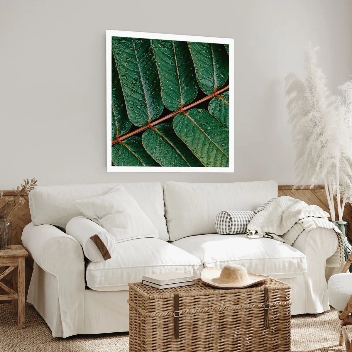 Plakat - W zielonym rytmie - 60x60 cm