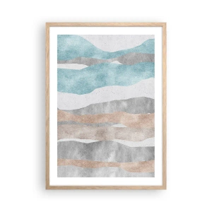 Plakat w ramie jasny dąb - Studium bliskości - 50x70 cm