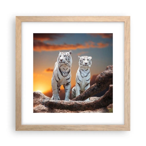 Plakat w ramie jasny dąb - Zupełnie jak w Narni - 30x30 cm