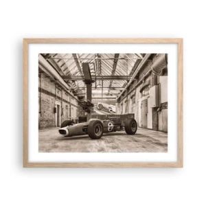 Plakat w ramie jasny dąb - Odpoczynek zwycięzcy - 50x40 cm