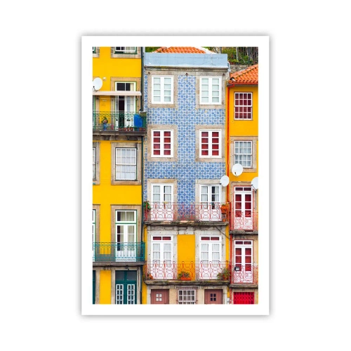 Plakat - Barwy starego miasta - 61x91 cm