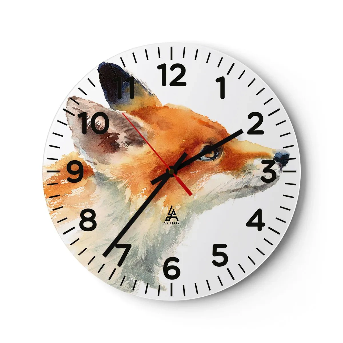 Zegar ścienny - Ostrożności nigdy za wiele - 30x30 cm