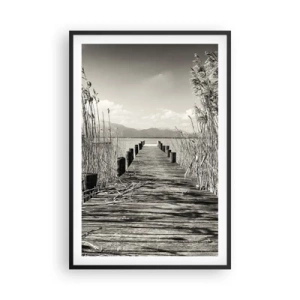 Plakat w czarnej ramie - W zaciszu traw - 61x91 cm