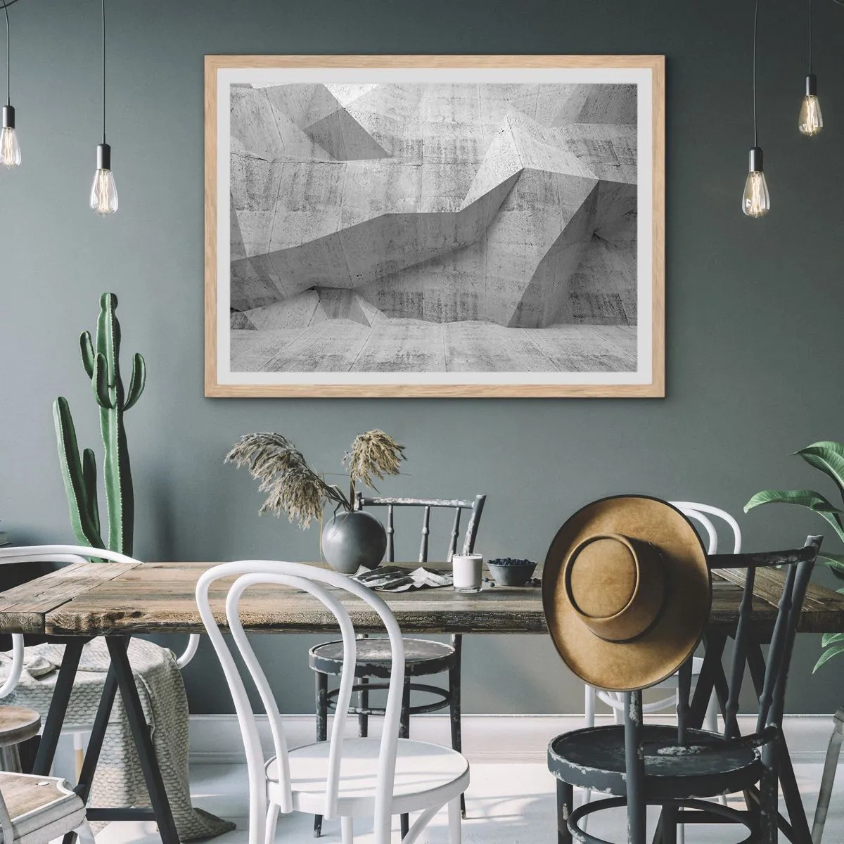 Plakat w ramie jasny dąb - Prawdziwe wyzwanie - 70x50 cm