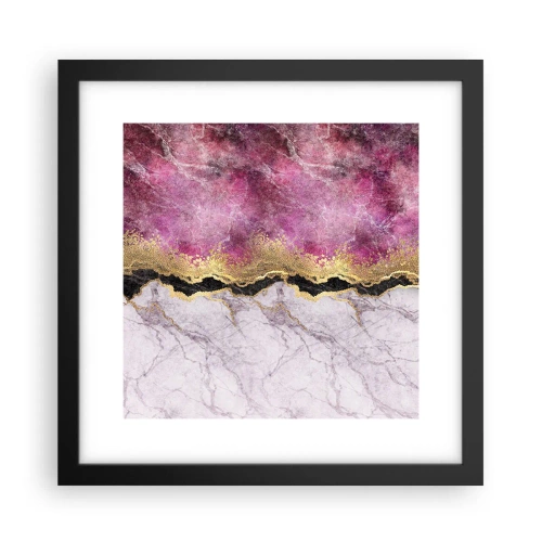 Plakat w czarnej ramie - Na granicy - 30x30 cm