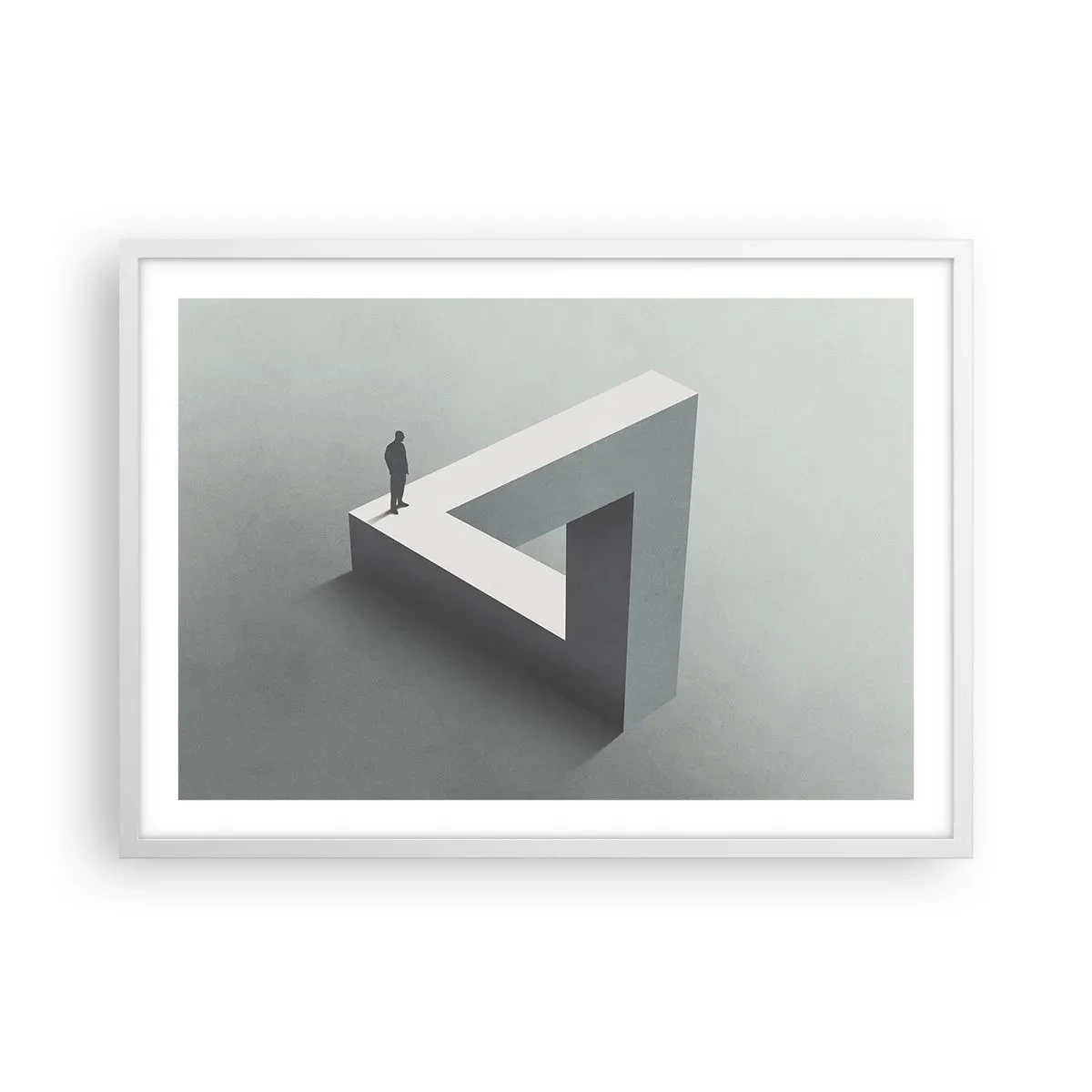 Plakat w białej ramie - A jednak możliwe - 70x50 cm