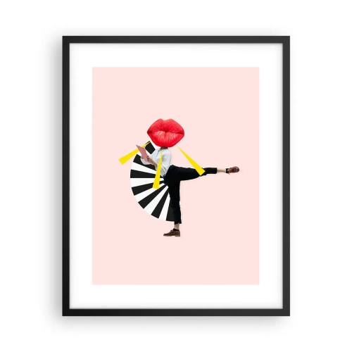 Plakat w czarnej ramie - Surrealistyczny pop-art - 40x50 cm