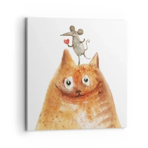 Obraz na płótnie - Paradoksy miłości - 70x70 cm