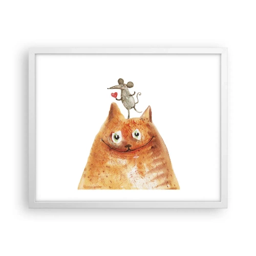 Plakat w białej ramie - Paradoksy miłości - 50x40 cm