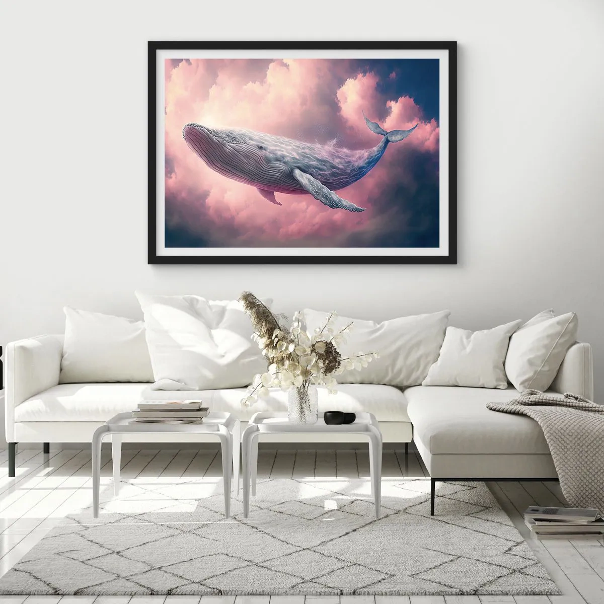 Plakat w czarnej ramie - Przetrzyj oczy - 50x40 cm