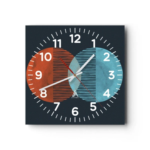 Zegar ścienny - Astronomiczna fantazja - 30x30 cm