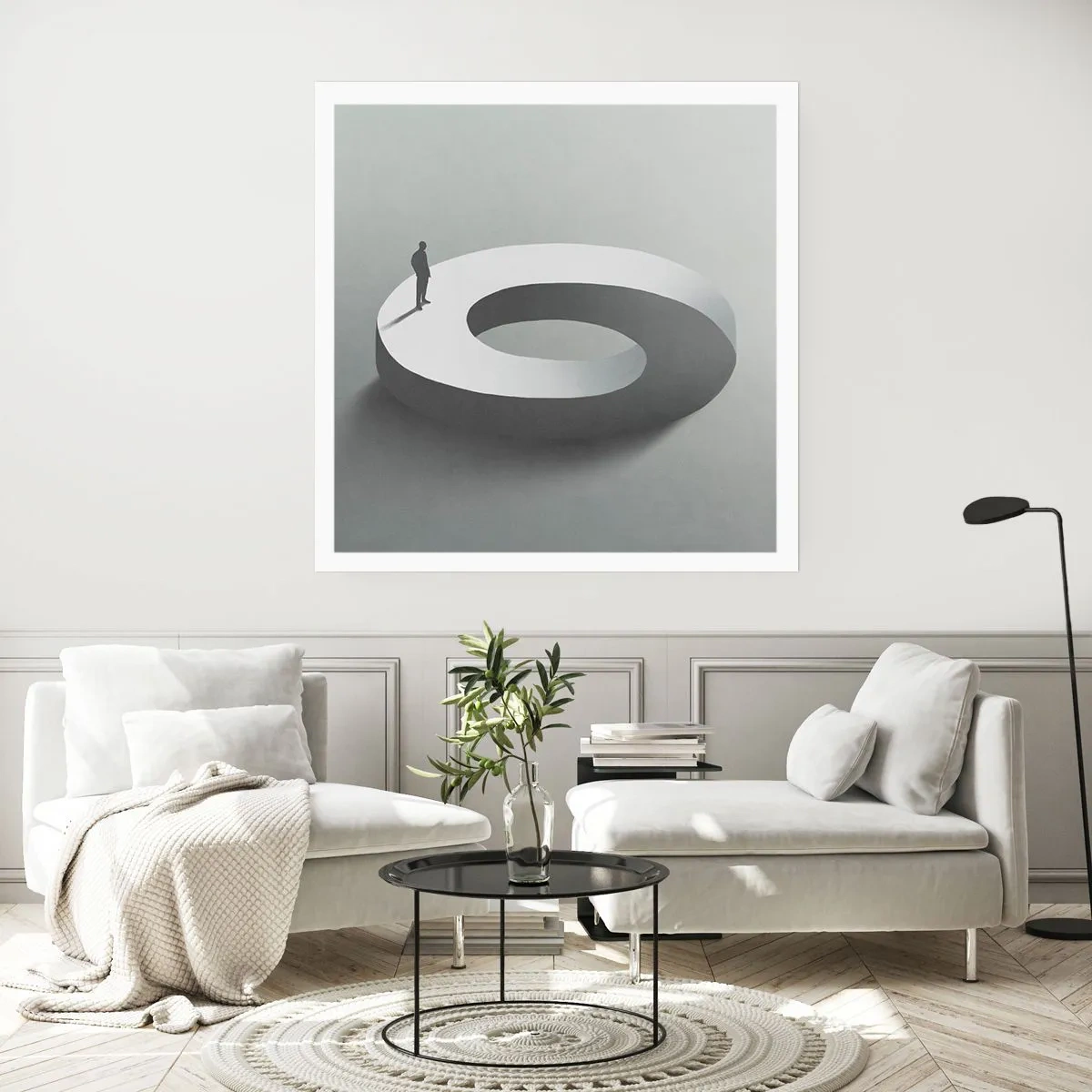Plakat - I bądź tu mądry - 30x30 cm