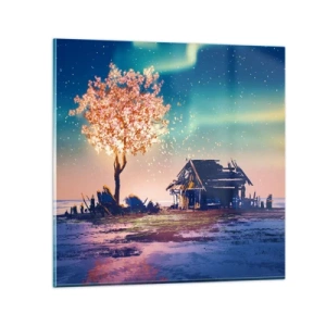 Obraz na szkle - Natura nie przemija - 30x30 cm