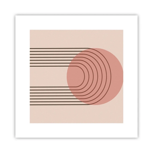 Plakat - Nieodparte przyciąganie - 30x30 cm