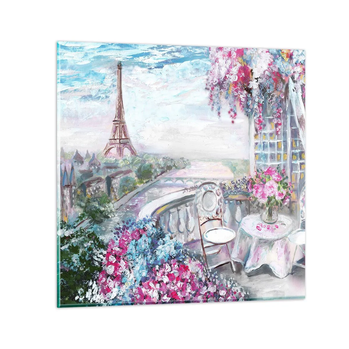 Obraz na szkle - Najpiękniej tu w maju - 40x40 cm