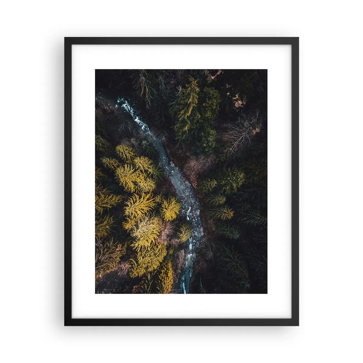 Plakat w czarnej ramie - Szybko, coraz szybciej - 40x50 cm