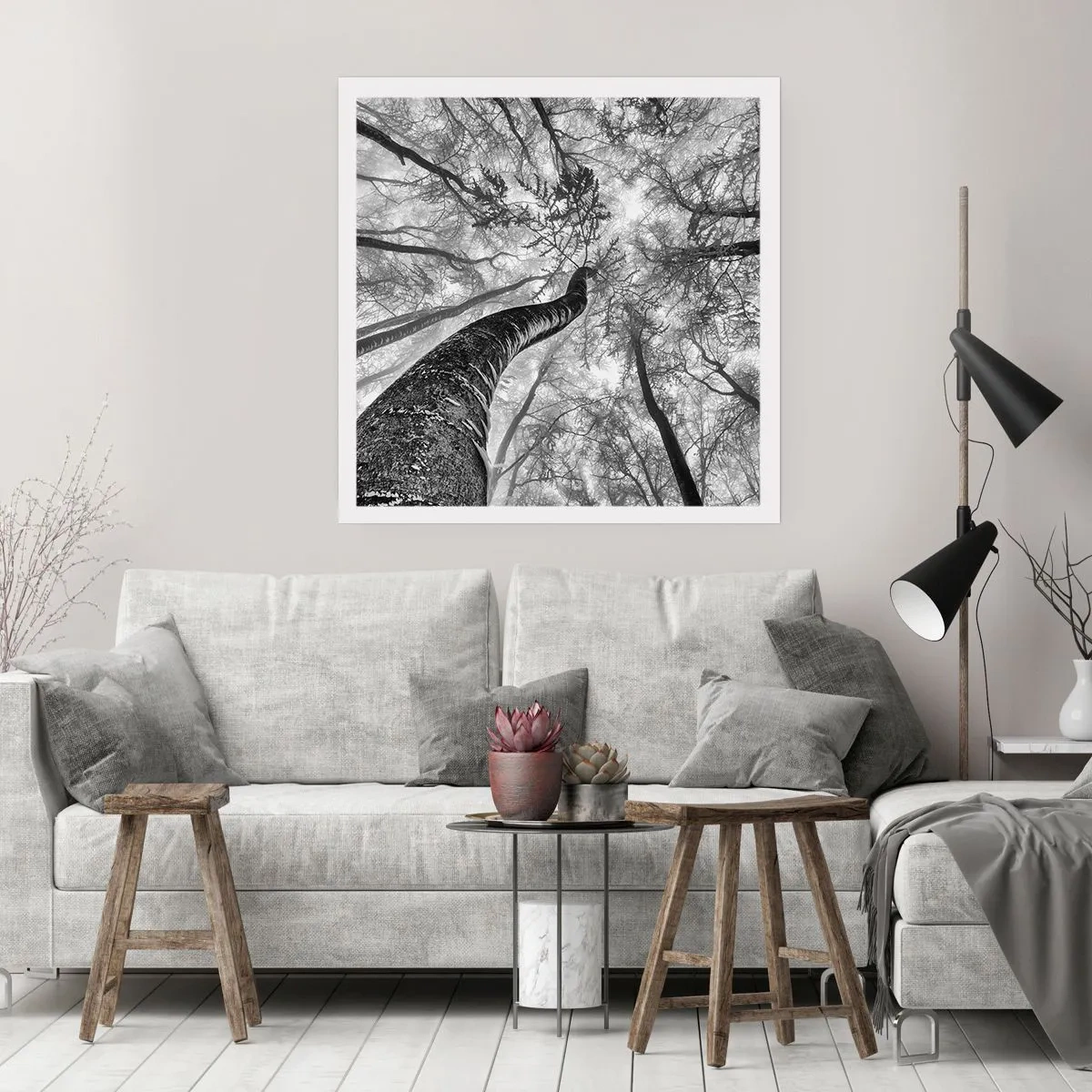 Plakat - Wyścig do światła - 50x50 cm