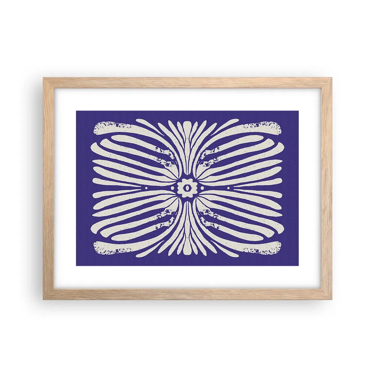 Plakat w ramie jasny dąb - Etniczne inspiracje - 40x30 cm