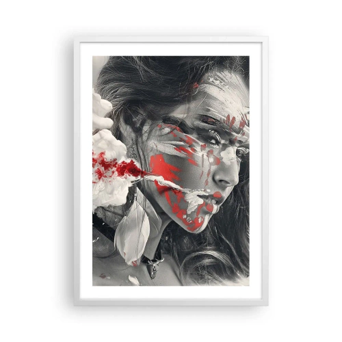 Plakat w białej ramie - W oparach absurdu - 50x70 cm
