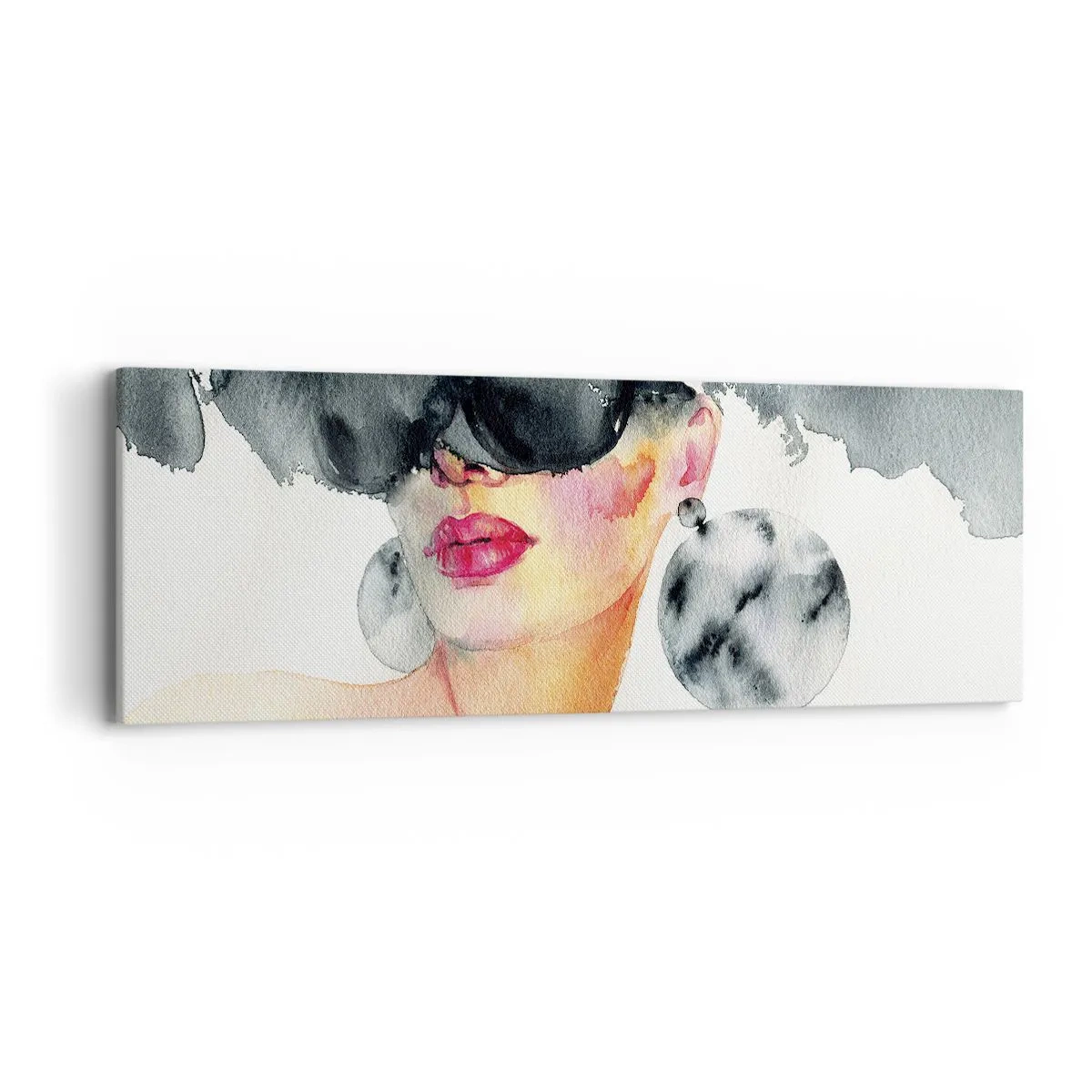 Obraz na płótnie - Tajemnica elegancji - 90x30 cm