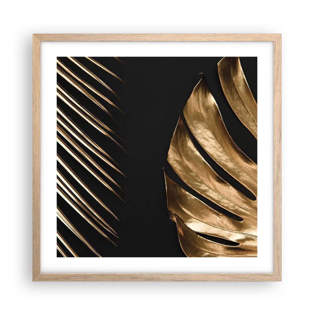 Plakat w ramie jasny dąb - Różne, a równie drogie - 50x50 cm