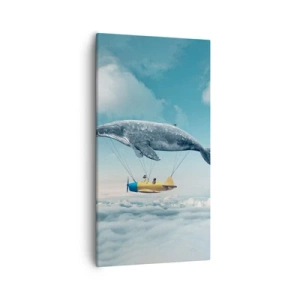 Obraz na płótnie - Dlaczego nie? - 55x100 cm