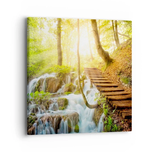 Obraz na płótnie - Upragniony chłód - 40x40 cm