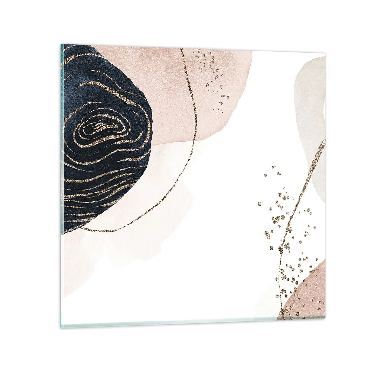 Obraz na szkle - Wszystko płynie - 70x70 cm