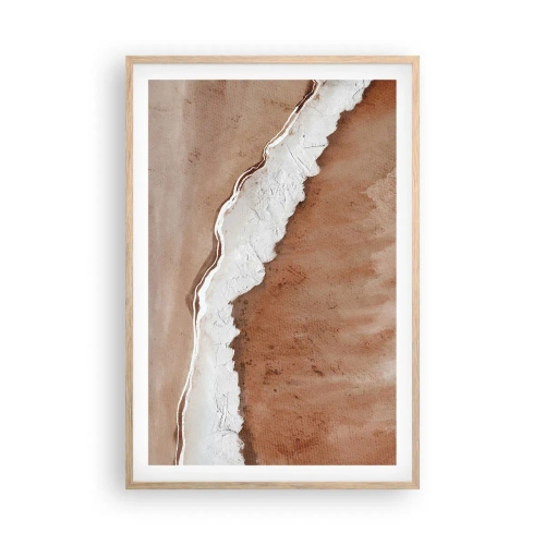 Plakat w ramie jasny dąb - W kolorach ziemi - 61x91 cm