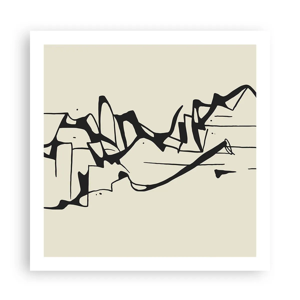 Plakat - Być może pejzaż - 60x60 cm