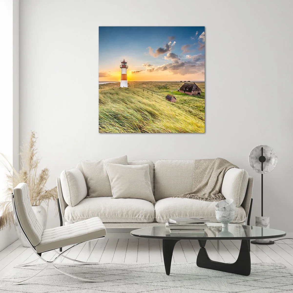 Obraz na szkle - Między falami - 50x50 cm