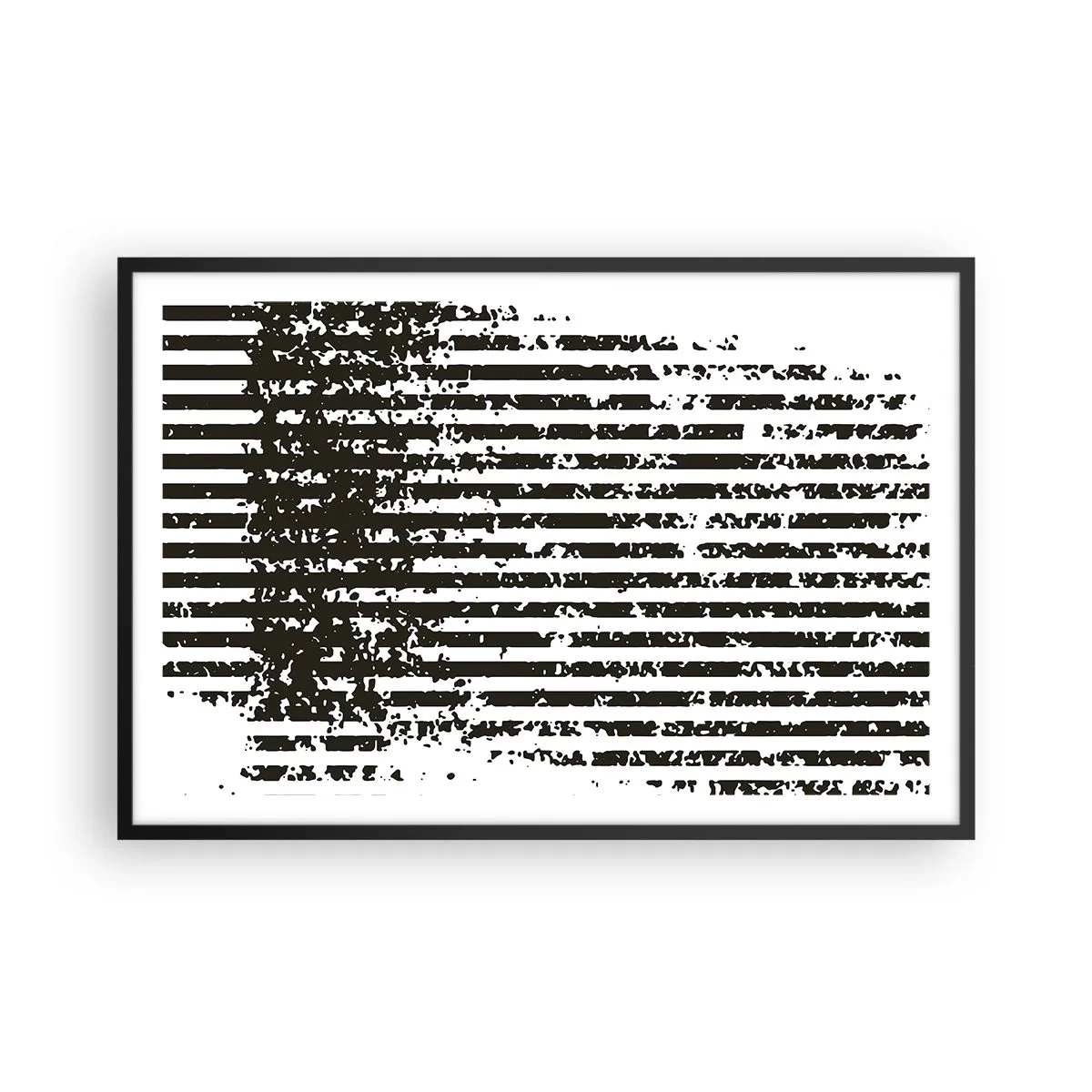 Plakat w czarnej ramie - Rytm i szum - 91x61 cm