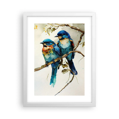 Plakat w białej ramie - Obraził się? - 30x40 cm