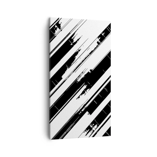 Obraz na płótnie - Kompozycja intensywna i dynamiczna - 45x80 cm