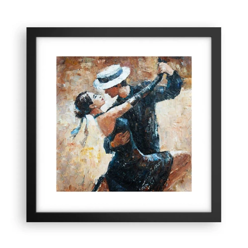 Plakat w czarnej ramie - A la Rudolf Valentino - 30x30 cm