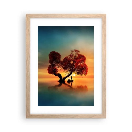 Plakat w ramie jasny dąb - Oddaleńcy i ciszyzna bezświata - 30x40 cm