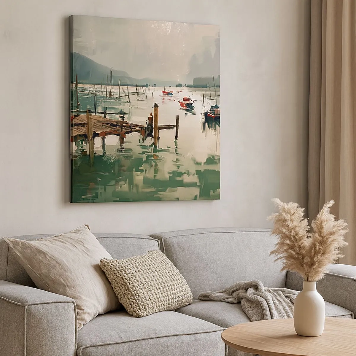 Obraz na płótnie - Oblane roztopionym księżycem - 30x30 cm