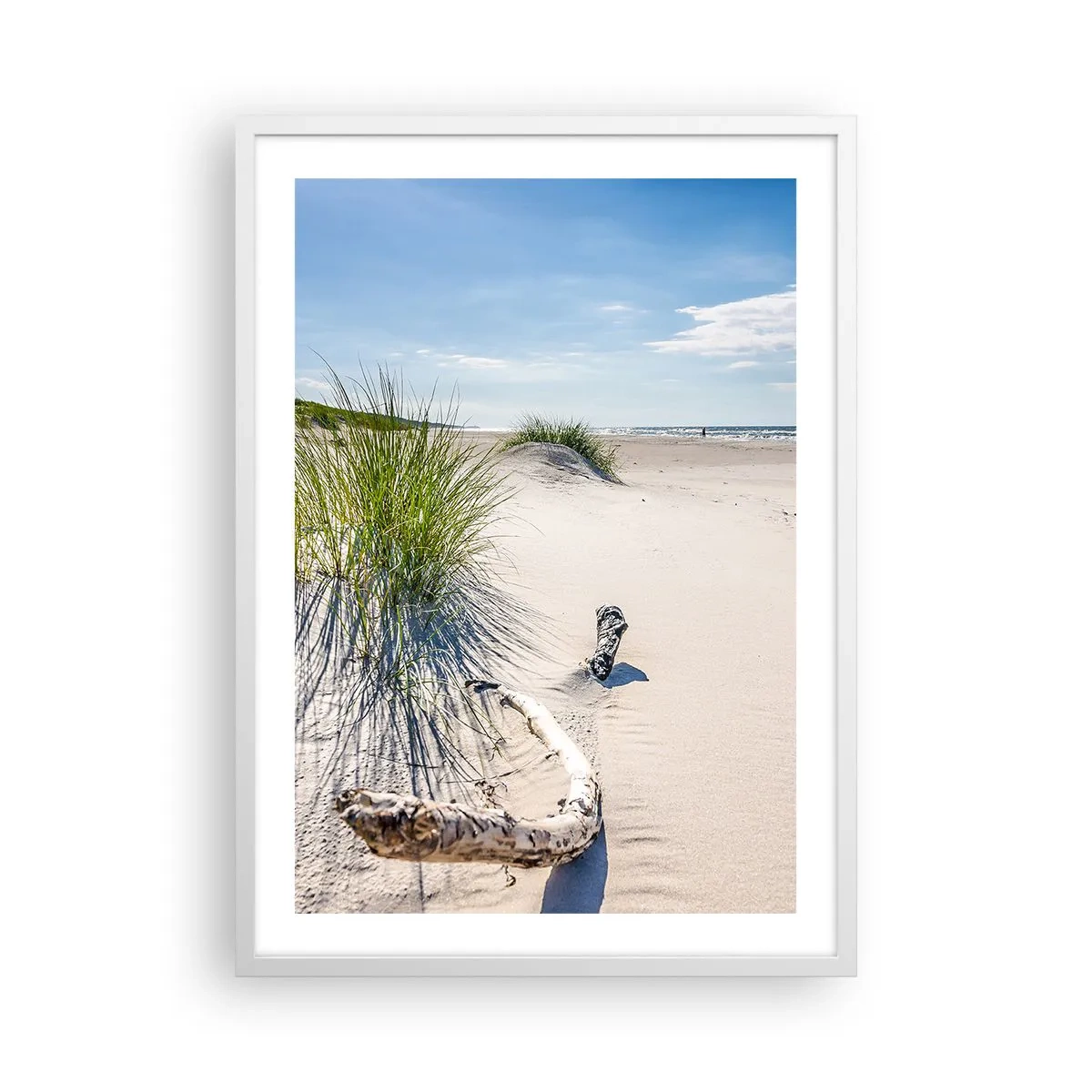 Plakat w białej ramie - Najpiękniejsza? Bałtycka - 50x70 cm