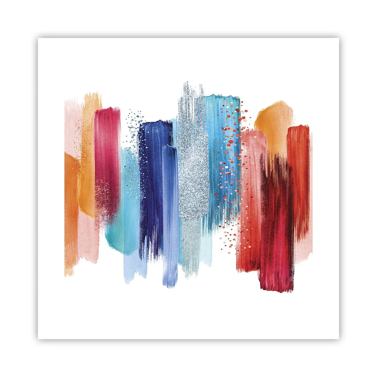 Plakat - W górę i w dół  - 40x40 cm