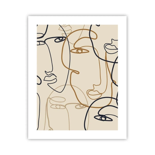 Plakat - Portret zwielokrotniony - 40x50 cm