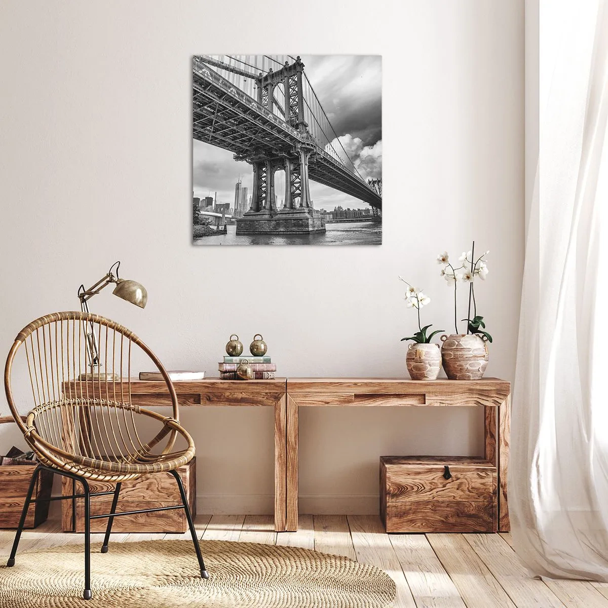 Obraz na płótnie - Do serca miasta - 50x50 cm