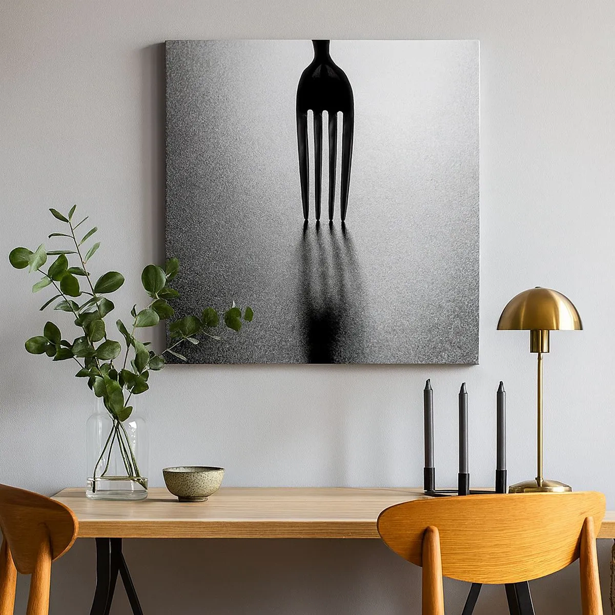 Obraz na płótnie - Światło i cień - 30x30 cm