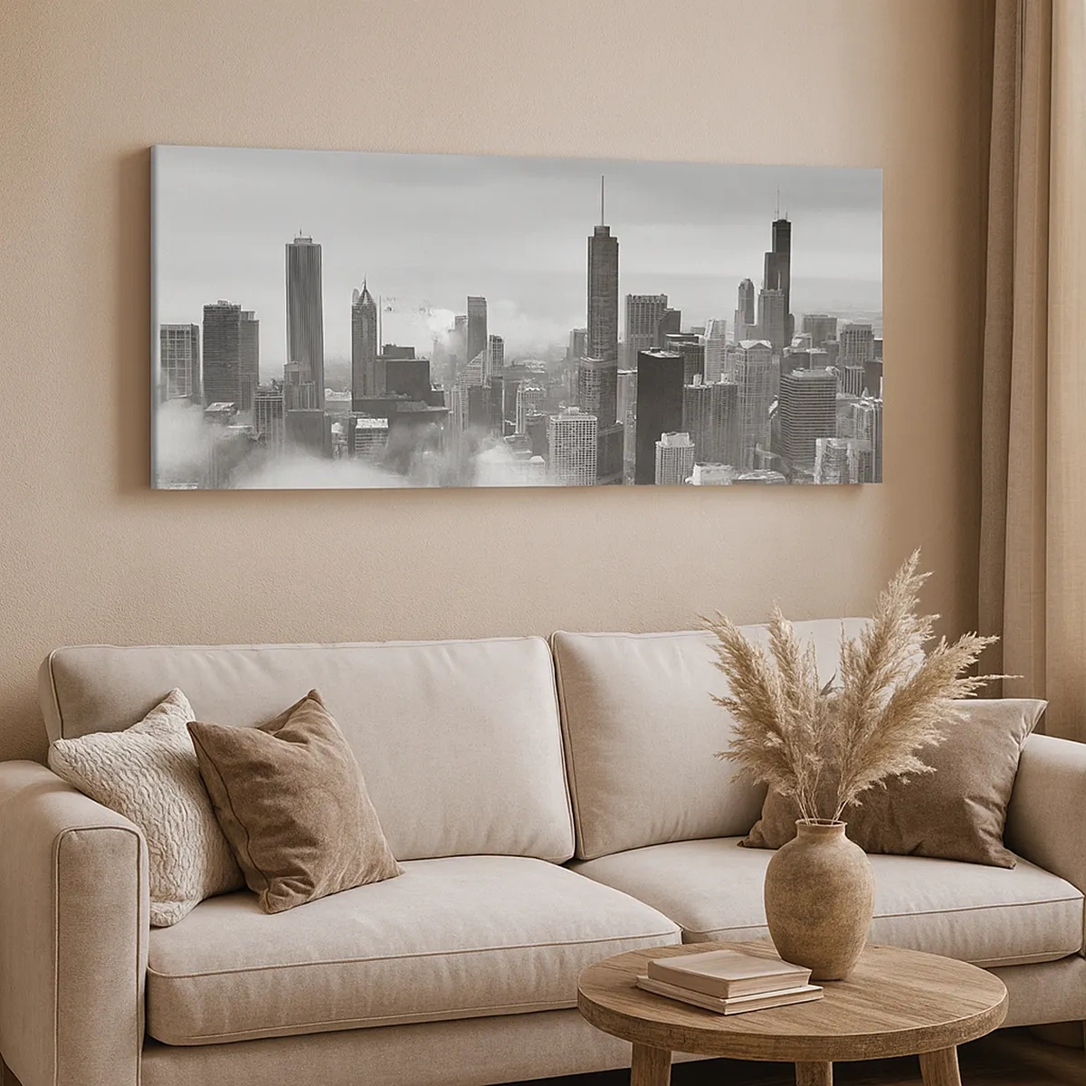 Obraz na płótnie - Pejzaż amerykański - 30x30 cm