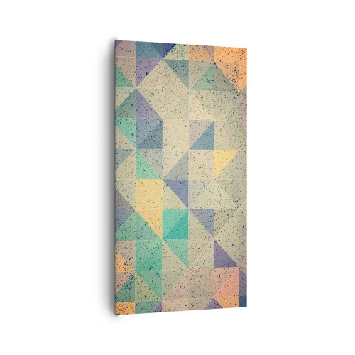 Obraz na płótnie - Republika trójkątów - 65x120 cm
