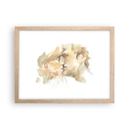 Plakat w ramie jasny dąb - Odnaleziona połowa? - 40x30 cm