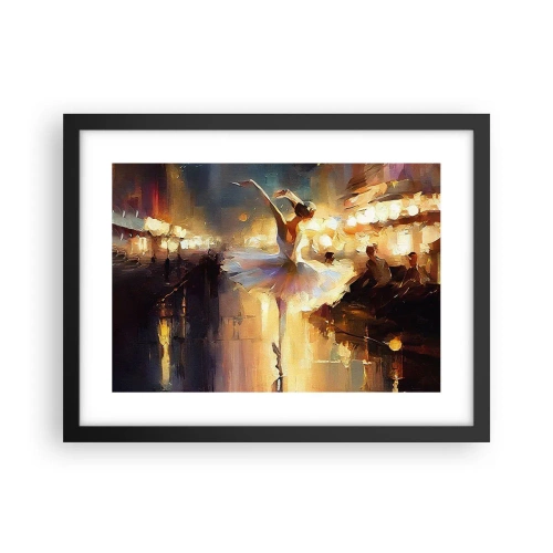 Plakat w czarnej ramie - Cud na ulicy - 40x30 cm