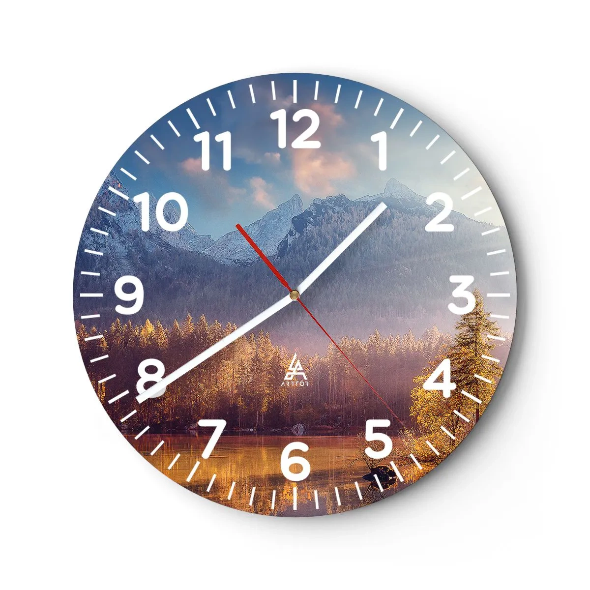 Zegar ścienny - W górach i dolinach - 40x40 cm